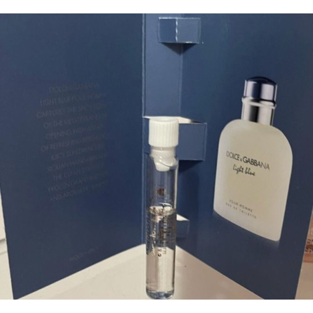 DOLCE & GABANNA - NWT Light Blue (For Men) Eau de Toilette/Lot of 12 sample size - Picture 9 of 9